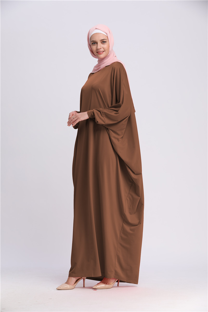 Brown Kaftan Free Size Casual Abaya - Image 2