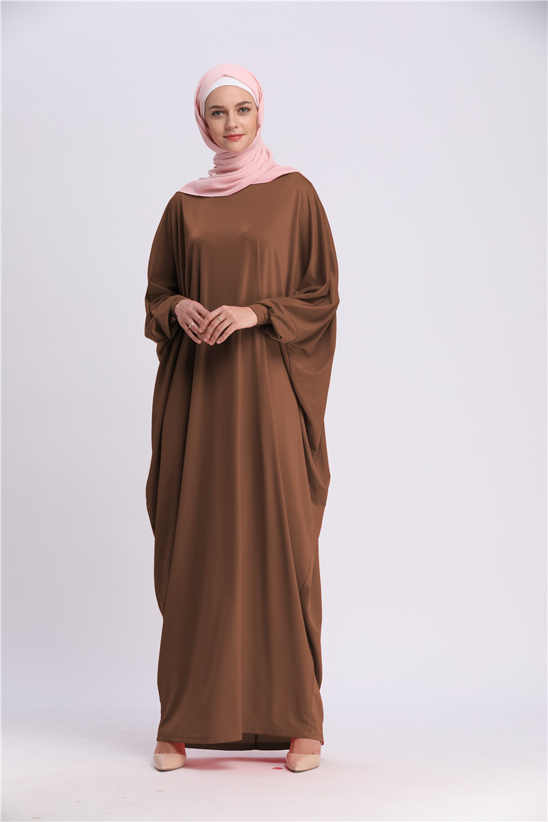 Brown Kaftan Free Size Casual Abaya - Image 3