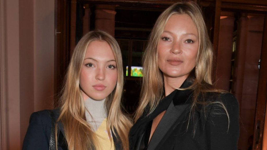 Kate & Lila Moss Have MotherDaughter Twinning Moment at PFW 2024