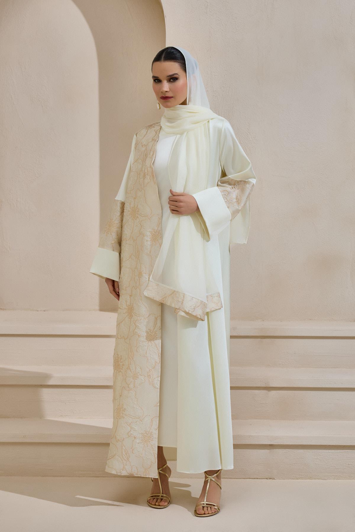 TABA Vera Luxe Floral Abaya Set of 3