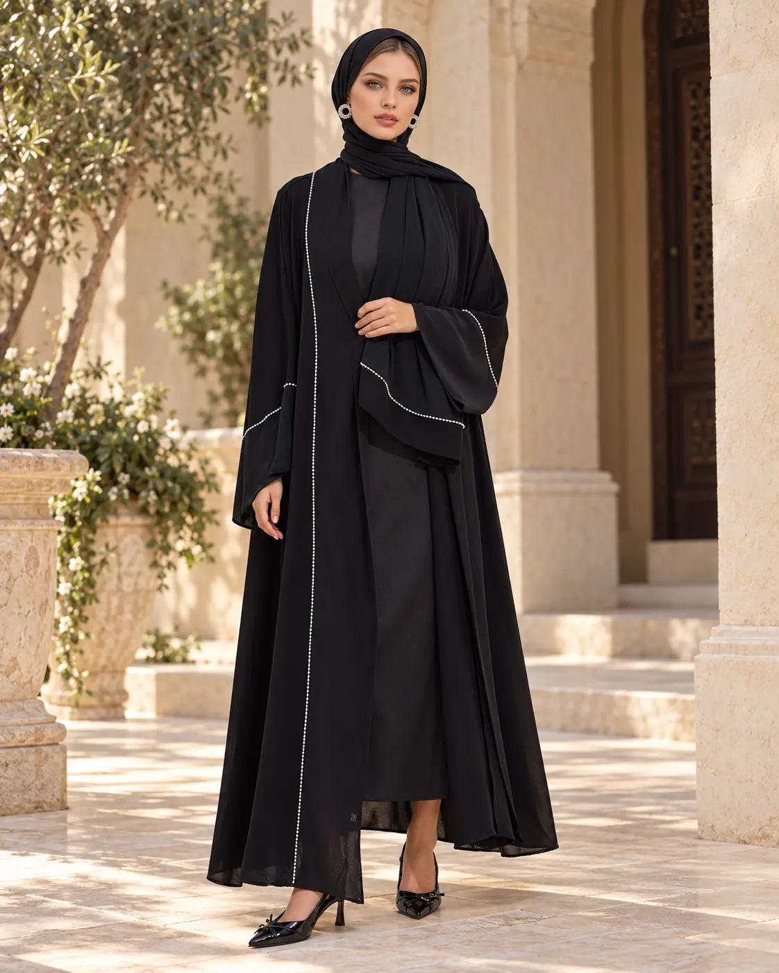 TABA Serenity Black Pearl Abaya